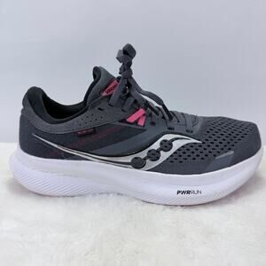 Saucony Ride 16 Shadow Lux Gray Running Shoes Womens Size 9.5